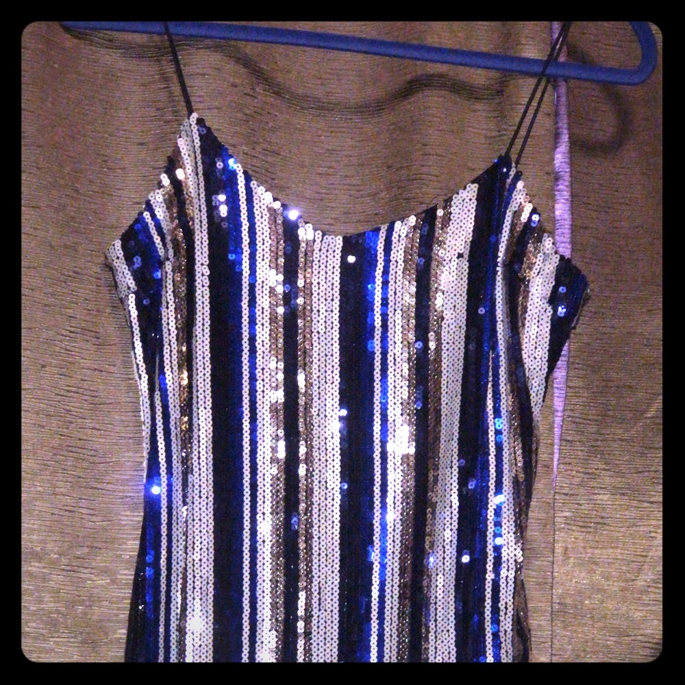 Medium Charlotte Russe sequened dress.